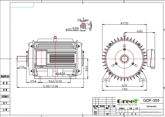 Generator magnetyczny o niskim obrotzie na minutę na zamówienie 5kw 10kw 50kw 200kw z 3 letnią gwarancją 5