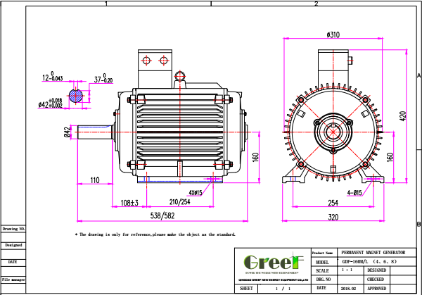 Generator magnetyczny o niskim obrotzie na minutę na zamówienie 5kw 10kw 50kw 200kw z 3 letnią gwarancją 4