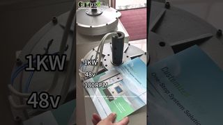 Film porównawczy 1KW#GREEF #greenenergy #renewableenergy #cleanenergy #aksjalny generator bezrdzeniowy