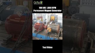 Test zaliczony, gotowy do wysyłki – prawdziwy zapis testu generatora z magnesami trwałymi