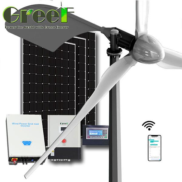 On / Off Grid Energy Pozioma turbina wiatrowa 1KW 5KW dla gospodarstwa domowego