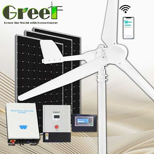 2KW On Grid Energy Kompletny generator wiatrowy z osią poziomą wyprodukowany w Chinach