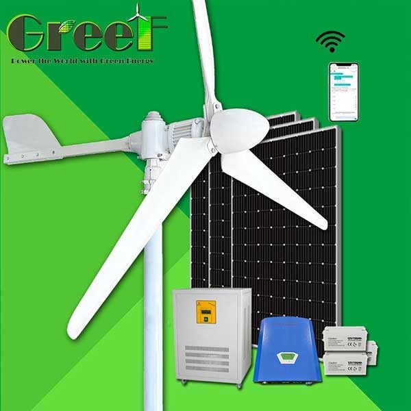 Strona główna Niska prędkość Off Grid On Grid Pitch Turbina wiatrowa Generator Wentylator wiatraka 10KW