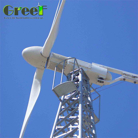 Aktywny system odchylania IP54 Ochrona Pozioma Oś Generator Wiatrowy Dla Niskiej Konserwacji Produkcji Energii