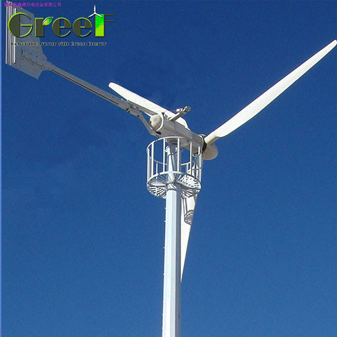 Aktywny system odchylania IP54 Ochrona Pozioma Oś Generator Wiatrowy Dla Niskiej Konserwacji Produkcji Energii