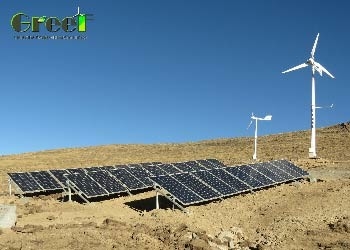 Panel słoneczny turbina wiatrowa off-grid/hybrydowy do generatora domowego 5kw 10kw