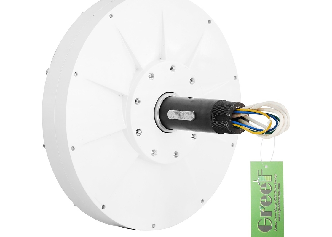 3KW Low Rpm Alternator z magnesami trwałymi Niski moment rozruchowy Pionowy generator wiatrowy