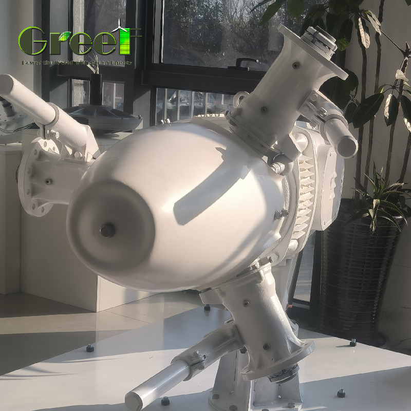 Turbina wiatrowa 5KW-50KW ze zmiennym skokiem łopat i 3 łopatami, niska prędkość wiatru rozruchowego