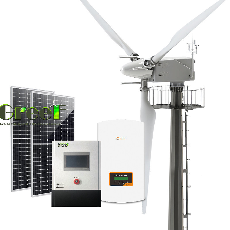 Wiatrak wiatrowy z regulacją skoku łopat 20KW / 30KW Technologia zmiennego skoku łopat 30% Wysoka generacja energii Niska prędkość wiatru startowego 2,5 m/s