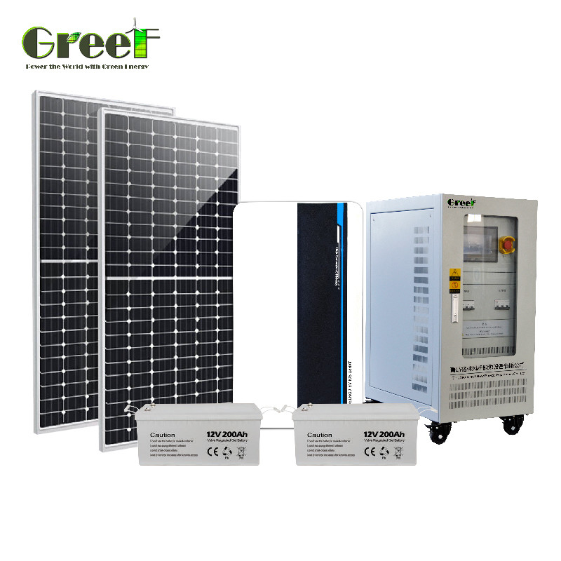 5kW mocy obciążenia Mały system energii słonecznej poza siecią z włączonym kontrolerem ładowania PWM