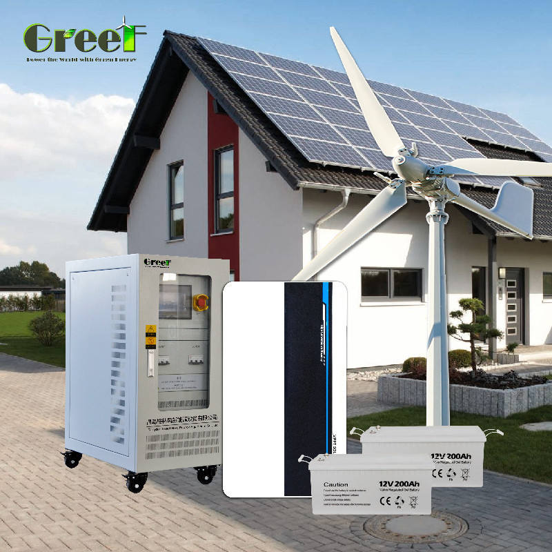 5kW mocy obciążenia Mały system energii słonecznej poza siecią z włączonym kontrolerem ładowania PWM