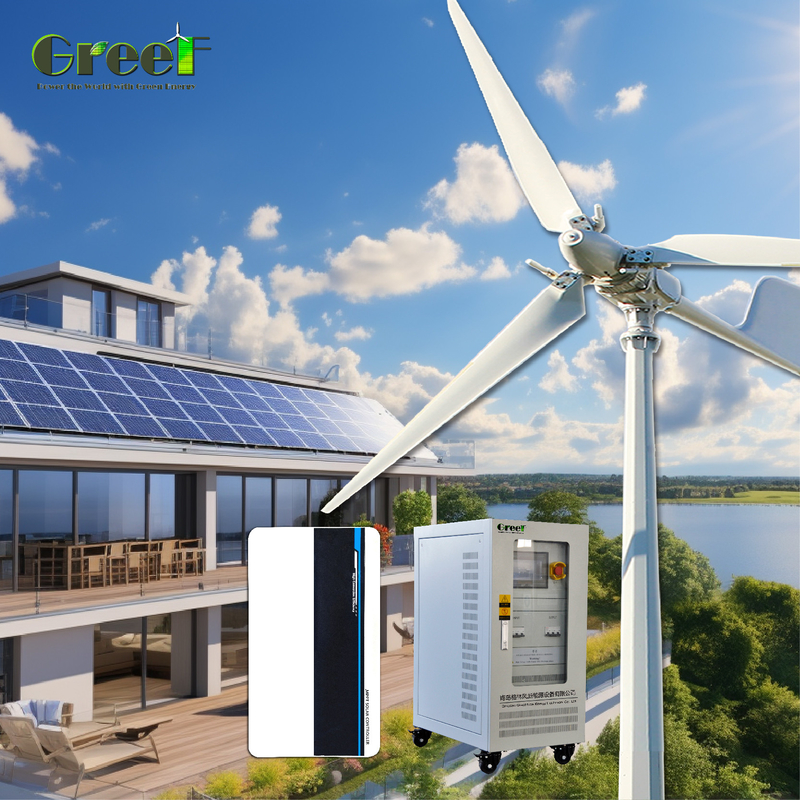 5kW mocy obciążenia Mały system energii słonecznej poza siecią z włączonym kontrolerem ładowania PWM