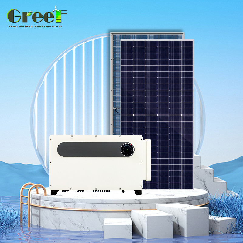 Monokrystaliczne 1kW-100kW Panele słoneczne Grid Tie System z monitorowaniem dla maksymalnej produkcji energii