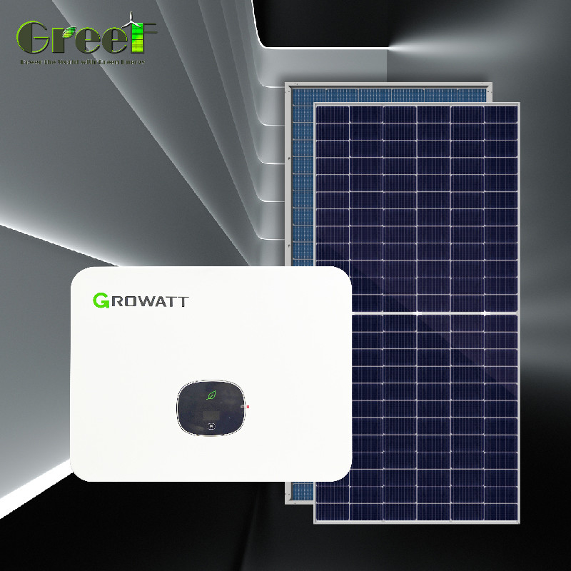 System słoneczny Smart Grid Tie 1kW-100kW Pojemność z pomiarem sieciowym i monitorowaniem systemu