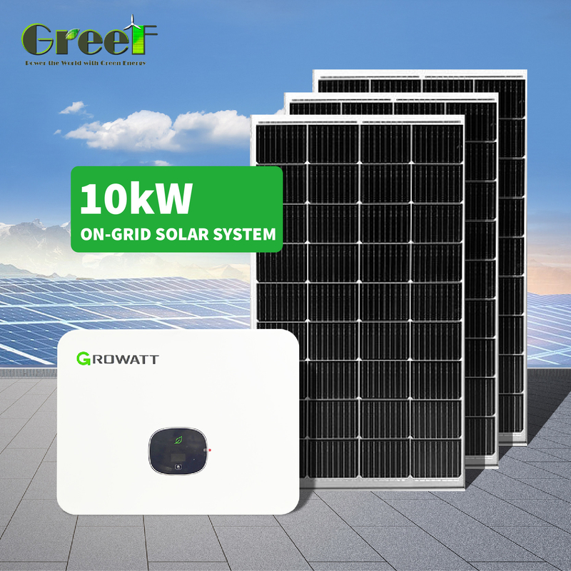 W czasie rzeczywistym Monitoring grid tie solar array system 1kW-100kW Capacity Monocrystalline Panel