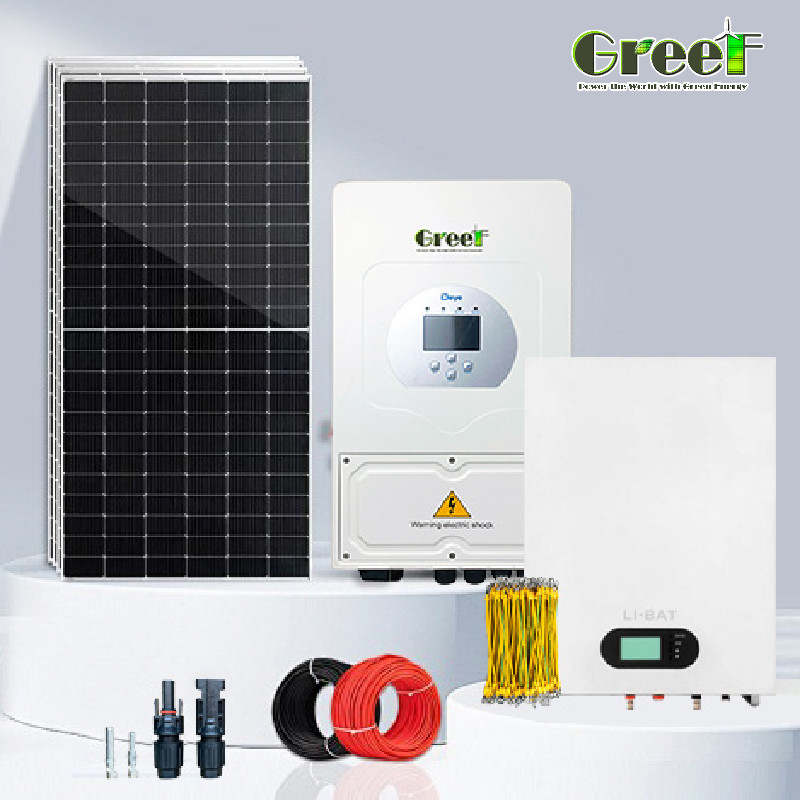 8Kw-10Kw czysty układ słoneczny hybrydowy z falami sinusami z napięciem wyjściowym 110/220V