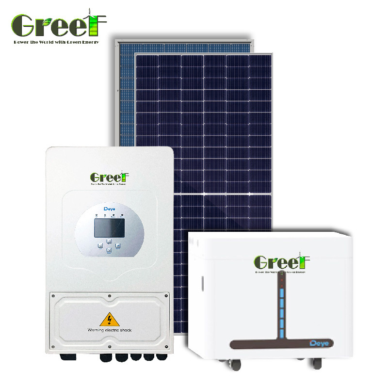 Wyświetlacz LCD 5kW PV System słoneczny 5000W Hybrydowy system słoneczny z zdalnym sterowaniem