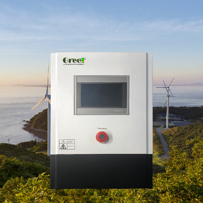 Wyświetlacz dotykowy 3kw 5kw LCD On Grid Controller z obciążeniem dump dla systemów generatorów wiatru