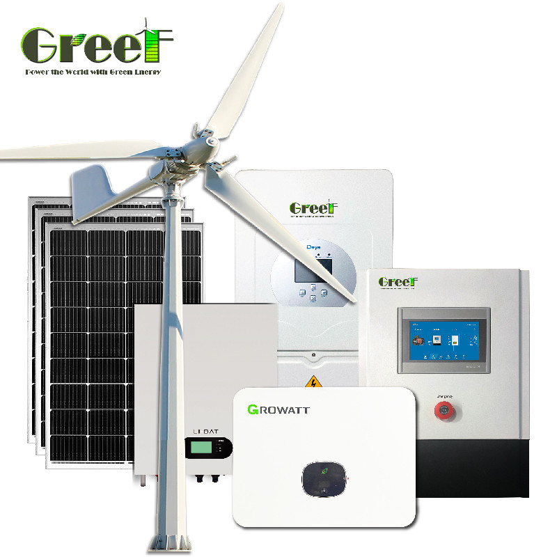 LCD Pure Sinus Wave Hybrid Solar And Wind Power Generator z napięciem wyjściowym 110v i 220v