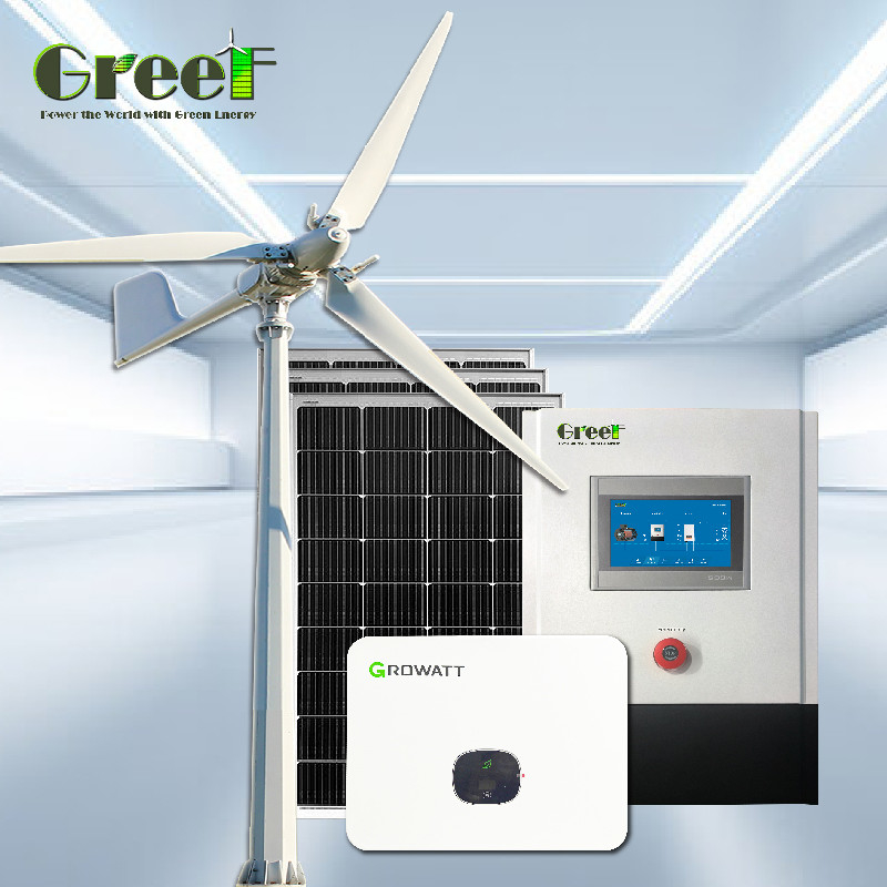 8KW 10KW LCD Pure Sine Wave Inverter Typ hybrydowego generatora z panelem fotowoltaicznym i zdalnym sterowaniem
