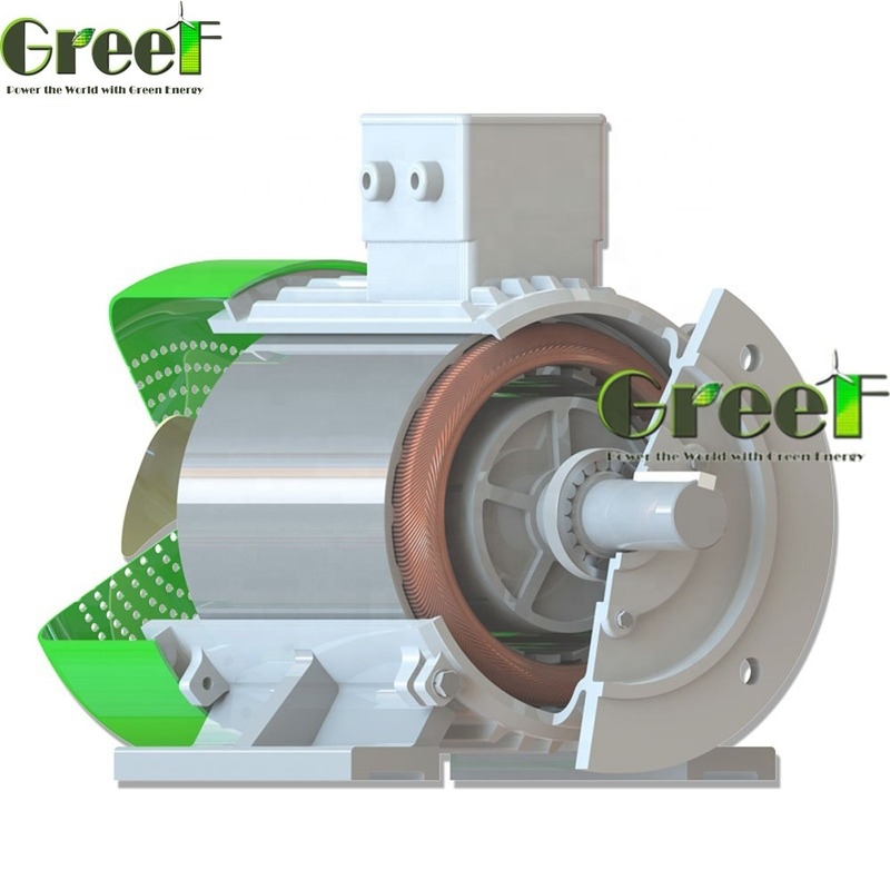 SKF Generator ciągłych magnesów łożysk z ciałem aluminiowym o ochronie IP54 i drutem Cooper