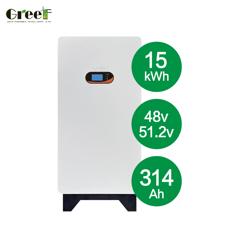 15kWh Małe Komercyjne Domowe Użycie Magazynowania Energii 48V Bateria Litowa Trwałe Długotrwałe Źródło Zasilania Dla Systemu Solarnego Systemu Turbiny Wiatrowej