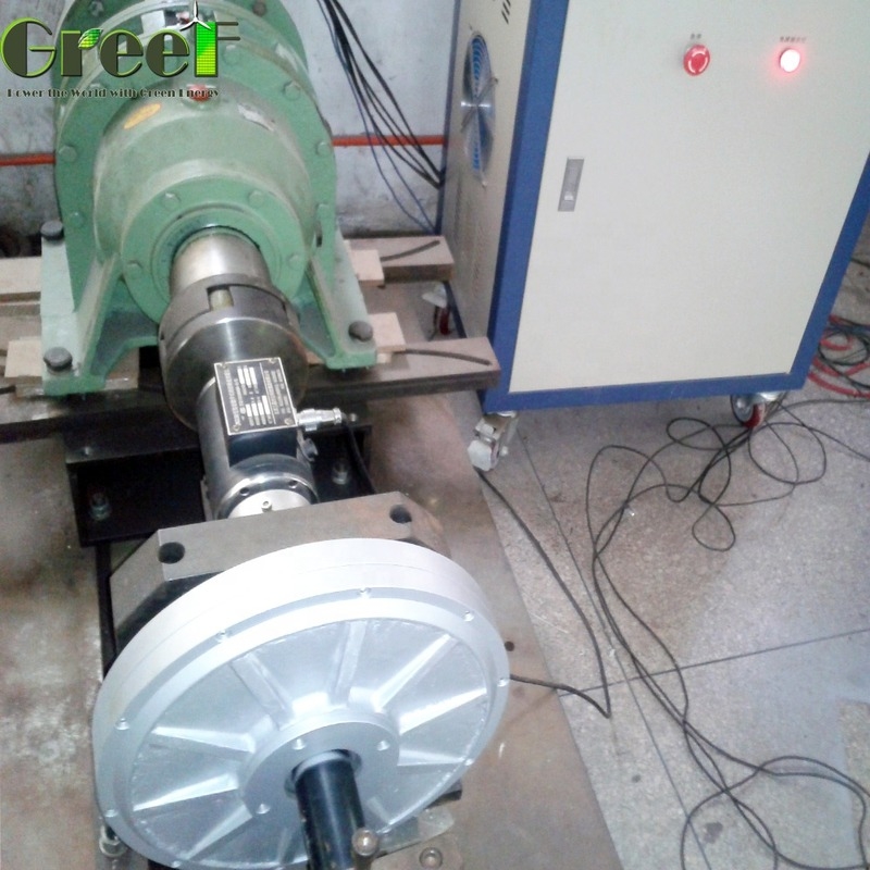 Oszczędzający energię generator z magnesami trwałymi, stopień ochrony IP54, napięcie znamionowe 48--1140Vac, rezystancja izolacji 100Mohm
