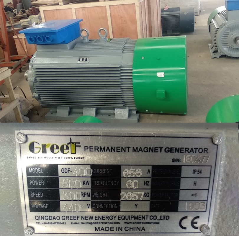 Generator PM 3-fazowy 220V 380V NISKA PRĘDKOŚĆ do turbiny wiatrowej 50KW 200KW