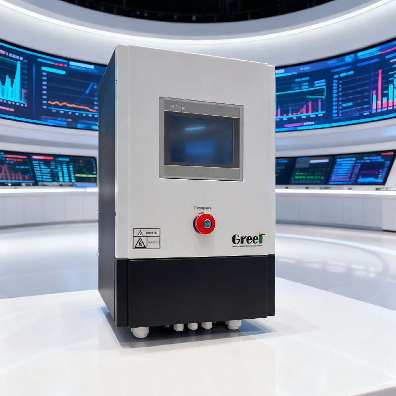 Na sterowniku sieci z zakresem napięcia baterii 350-450Vdc 95% maksymalna wydajność i moc nominalna 100kW do zarządzania energią