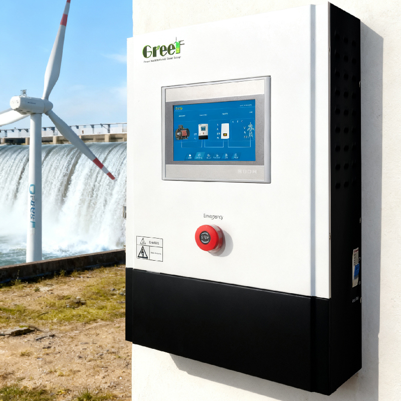 Na sterowniku sieci z zakresem napięcia baterii 350-450Vdc 95% maksymalna wydajność i moc nominalna 100kW do zarządzania energią