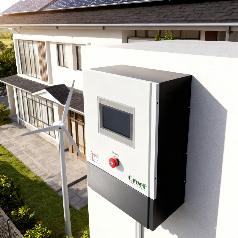Na sterowniku sieci z zakresem napięcia baterii 350-450Vdc 95% maksymalna wydajność i moc nominalna 100kW do zarządzania energią