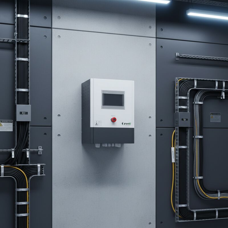 Wyświetlacz LCD z ekranem dotykowym do kontrolera on-grid z interfejsem komunikacyjnym RS485 USB GPRS WIFI Ethernet i mocą wyjściową od 1,5 kW do 100 kW