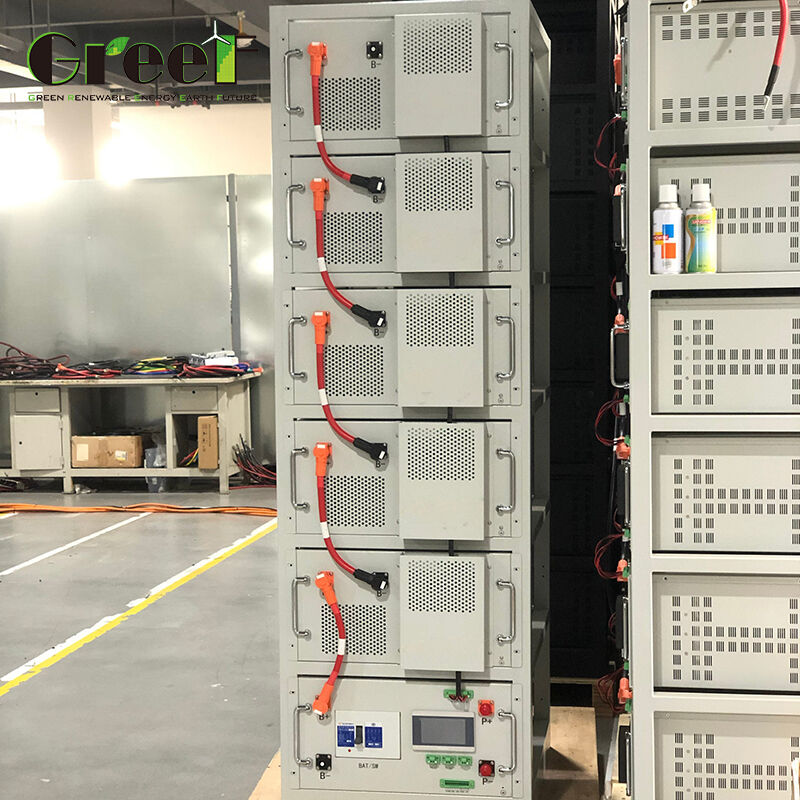 Wbudowana bateria litowa BMS 51.2V z żywotnością cyklu 6000+ do magazynowania energii i zastosowań przemysłowych