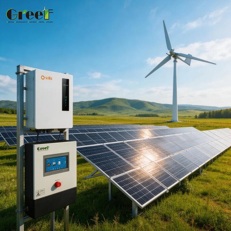 Hybrydowy system solarny o wydajności 95% z kontrolerem MPPT i wysokością roboczą 4000 m do użytku domowego i komercyjnego