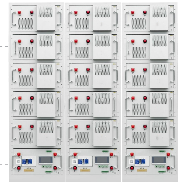 Dostosowany rozmiar baterii Bateria LiFePO4 z czasem cyklu 6000 i inteligentnym systemem BMS do magazynowania energii pod wysokim napięciem