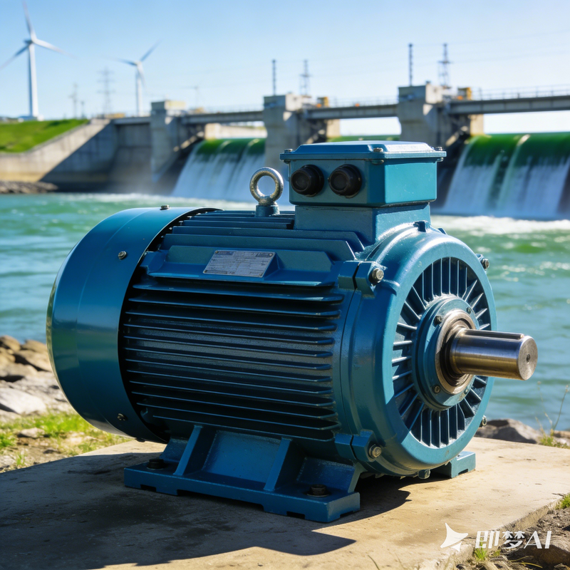 Wyrób z żelaza odlewanego IP54, znamionowy 3-fazowy generator magnetów stałych AC do produkcji energii przemysłowej