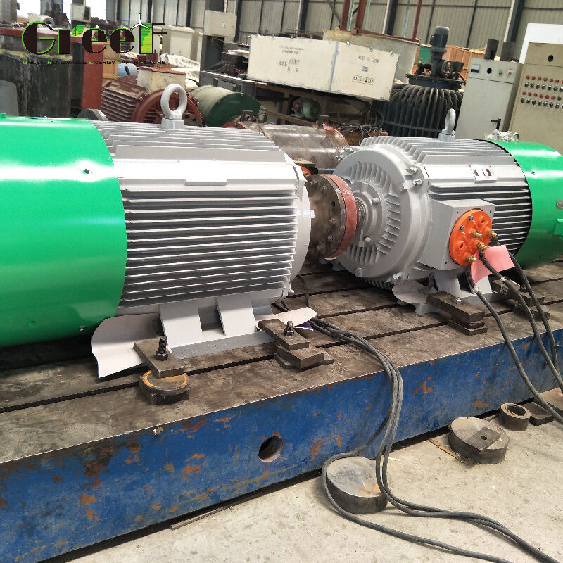 Generator stałego magnesu z żeliwa odlewanego z chłodzeniem wentylatorem i zasięgiem mocy 500W-5000kW dla stabilnej mocy