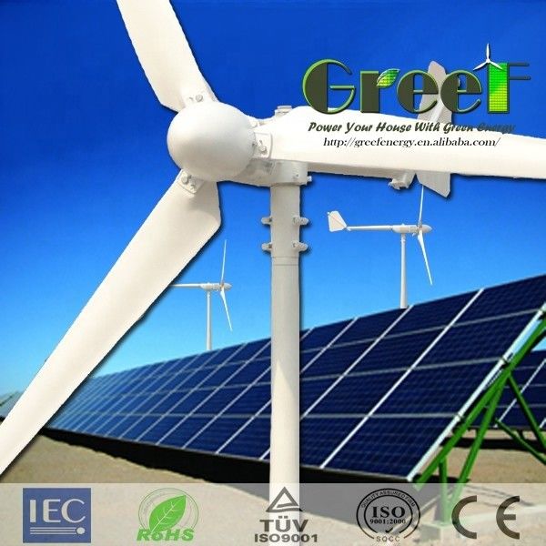 2KW On Grid Energy Kompletny generator wiatrowy z osią poziomą wyprodukowany w Chinach