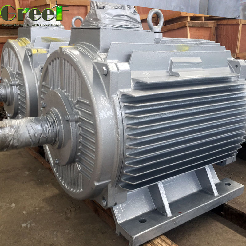 150kw 500KW 3-fazowy synchroniczny generator energii wodnej AC 300Rpm dla turbiny wodnej